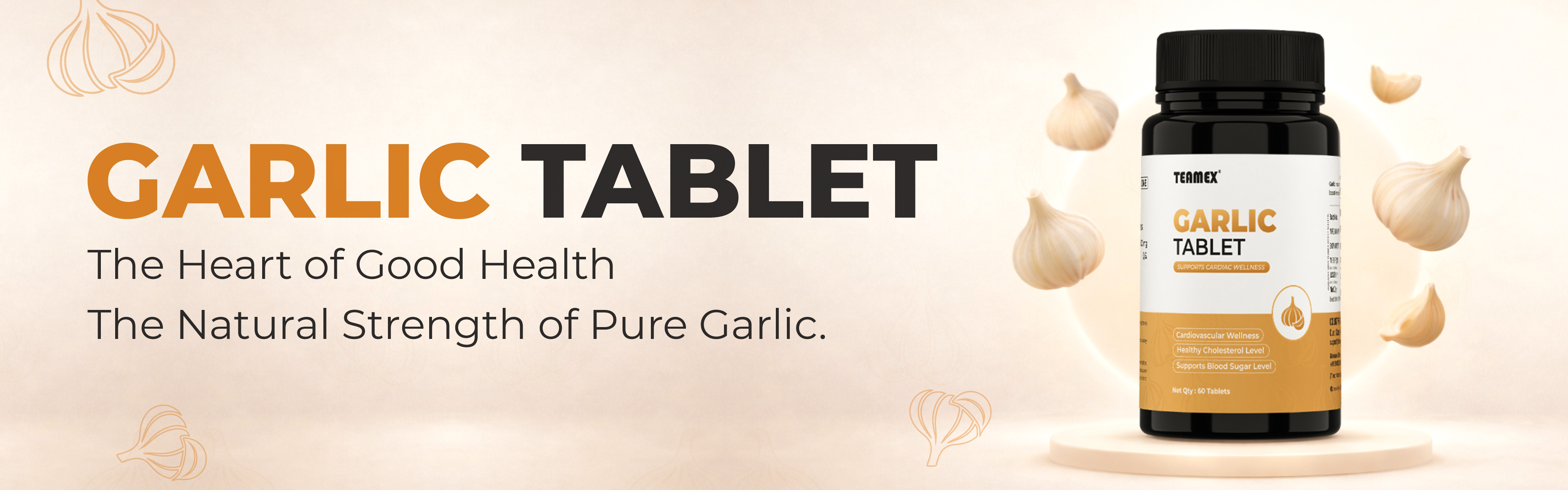 Garlic Extract Tablets for Daily Vitality